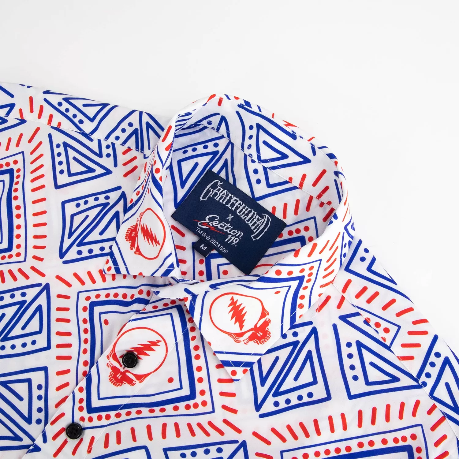 Grateful Dead | Relaxed Button Down |  Diamond Stealie