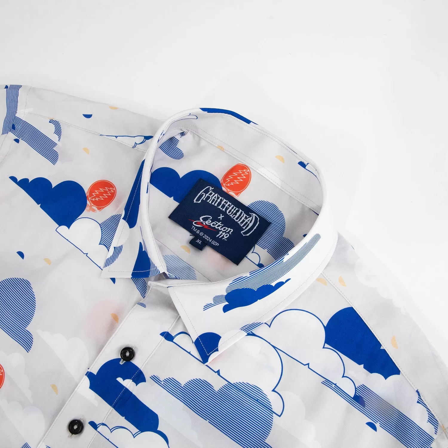 Grateful Dead | Relaxed Button Down | Stealie Sky