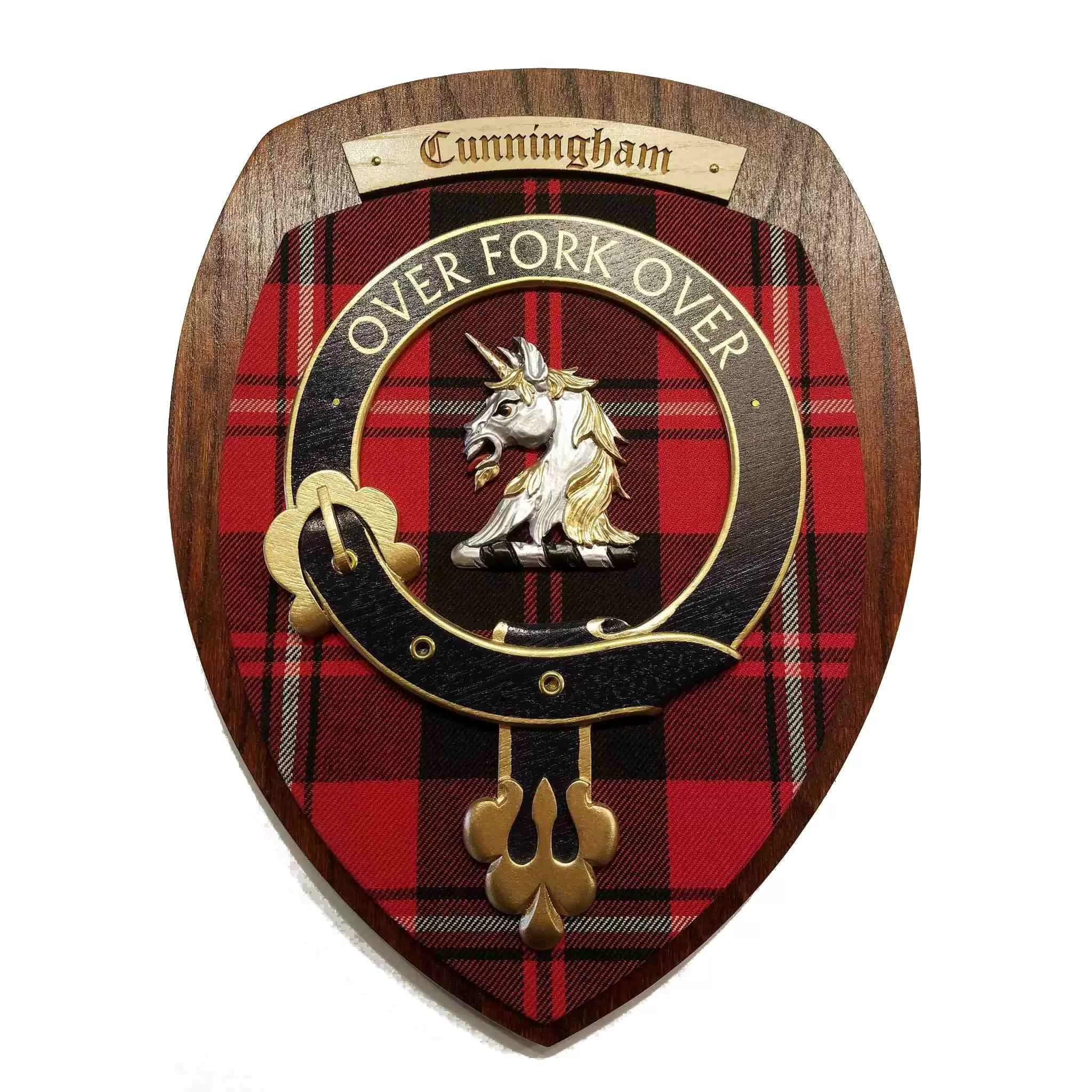 Handmade Clan Crest Wall Plaque | Large