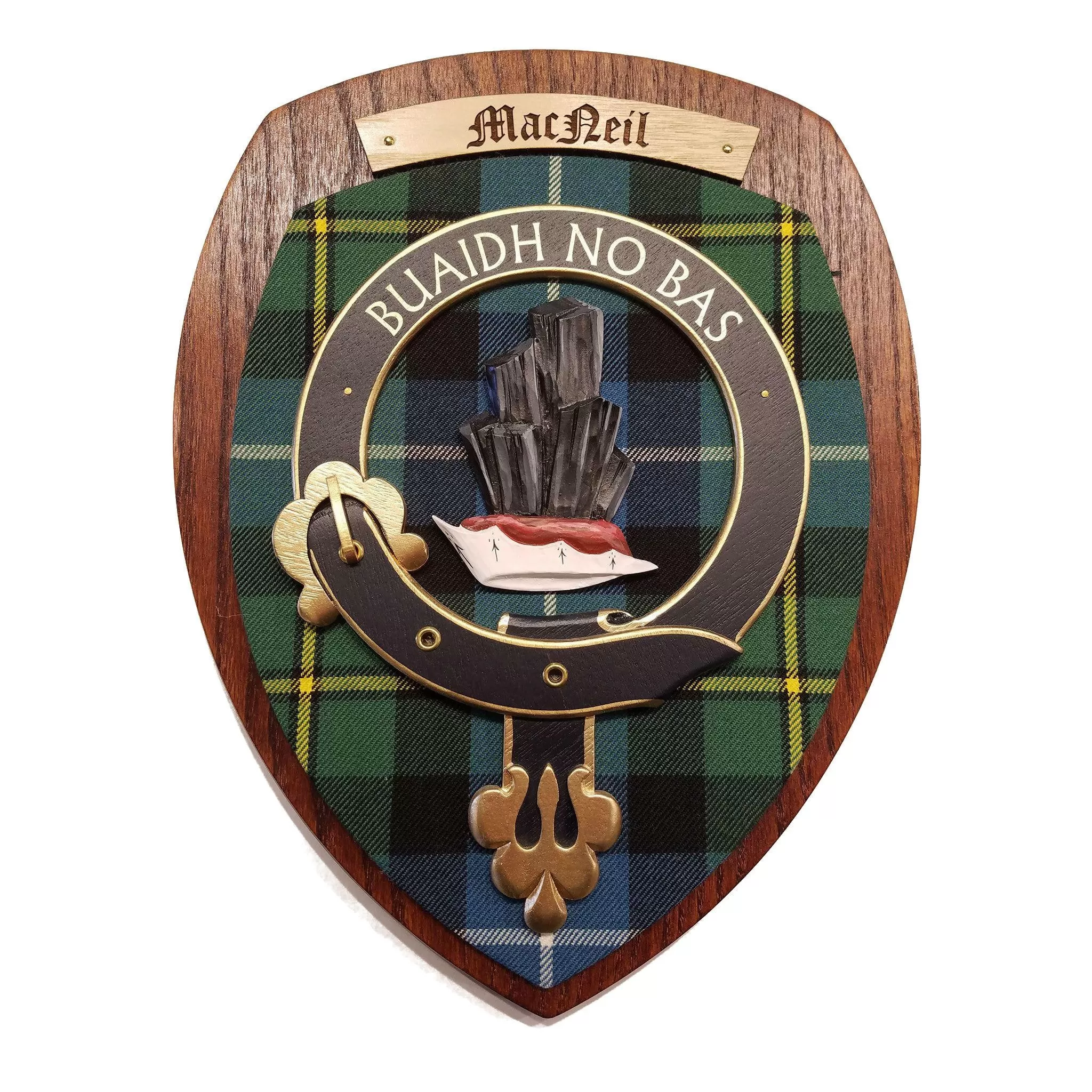 Handmade Clan Crest Wall Plaque | Large