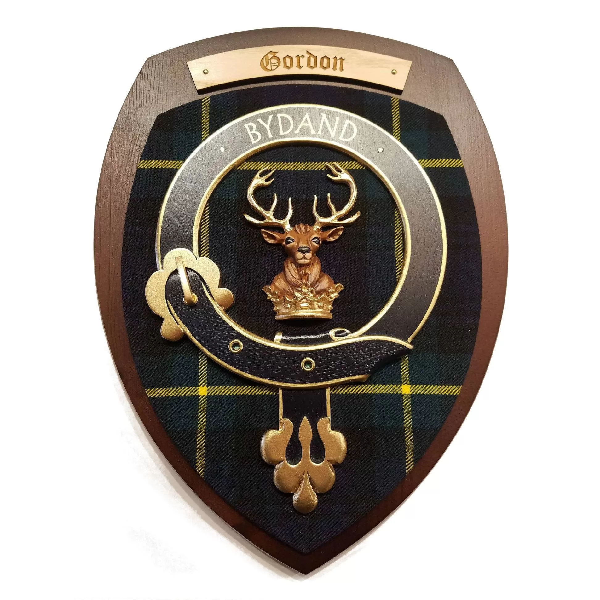 Handmade Clan Crest Wall Plaque | Large