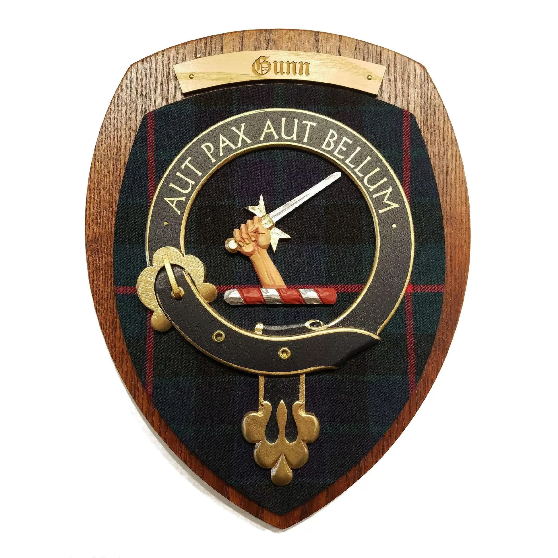 Handmade Clan Crest Wall Plaque | Large