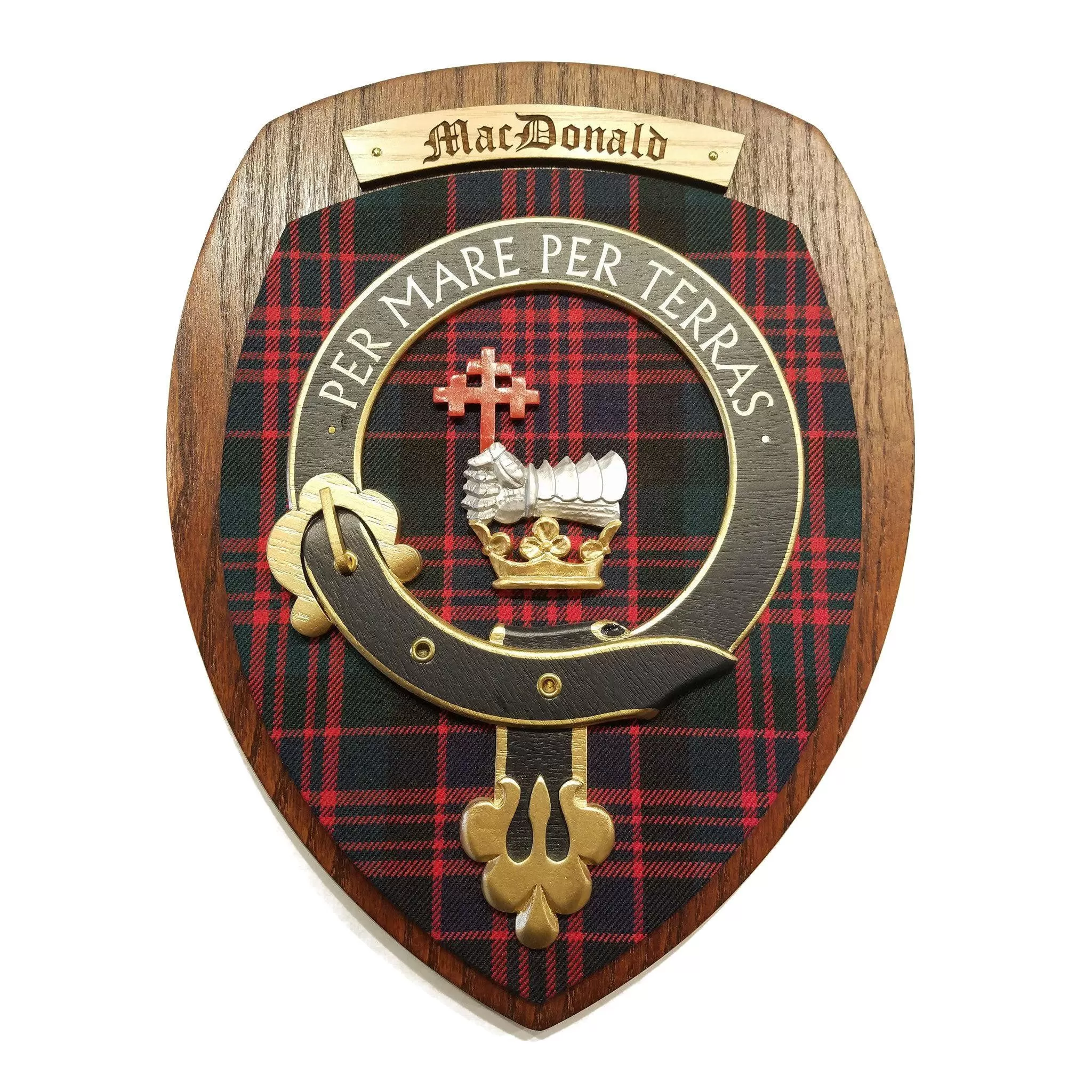 Handmade Clan Crest Wall Plaque | Large