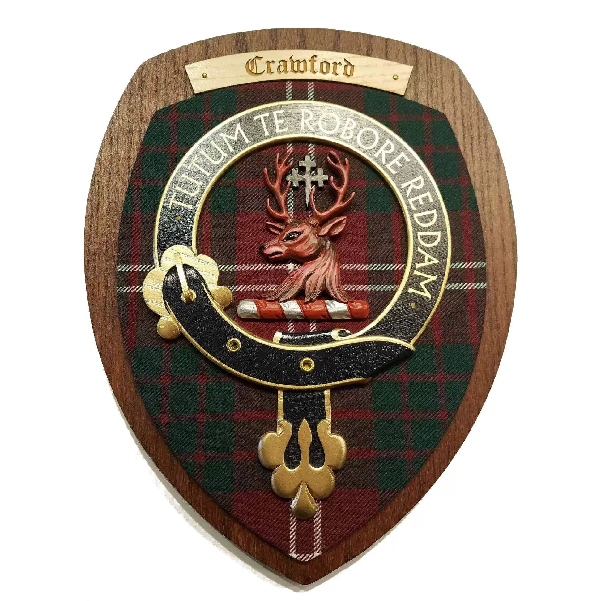 Handmade Clan Crest Wall Plaque | Large