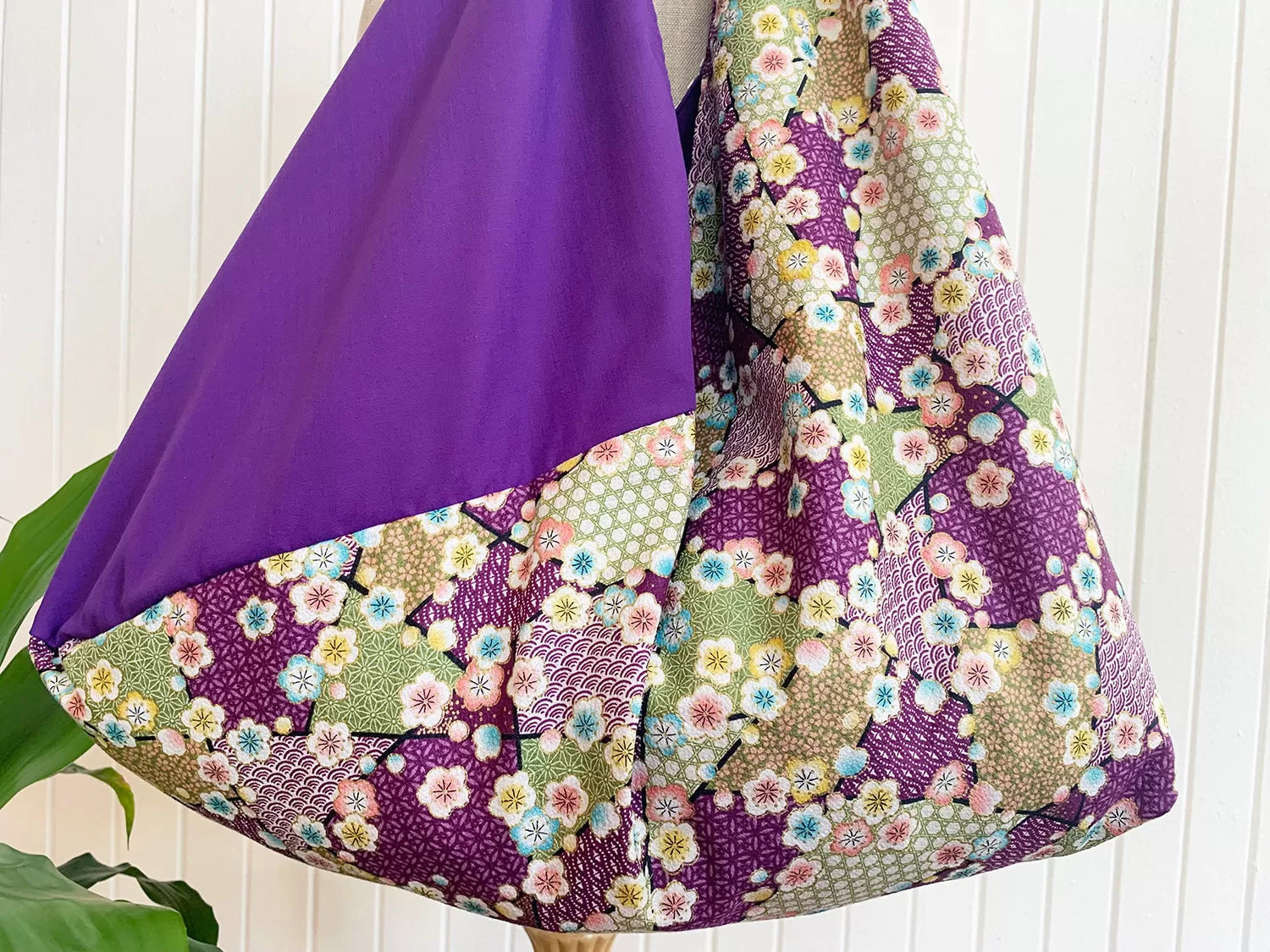 *Handmade* Origami bag | Market bag | Sakura (Purple)