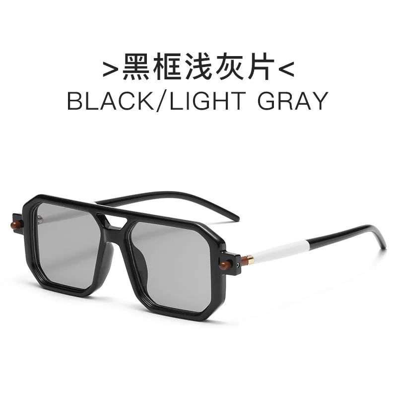 INSTOCK - 2023 New Double Bridge Square Frame Fashion Sunglasses