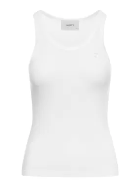 JERSEY TANK TOP WITH EMBROIDERED LOGO