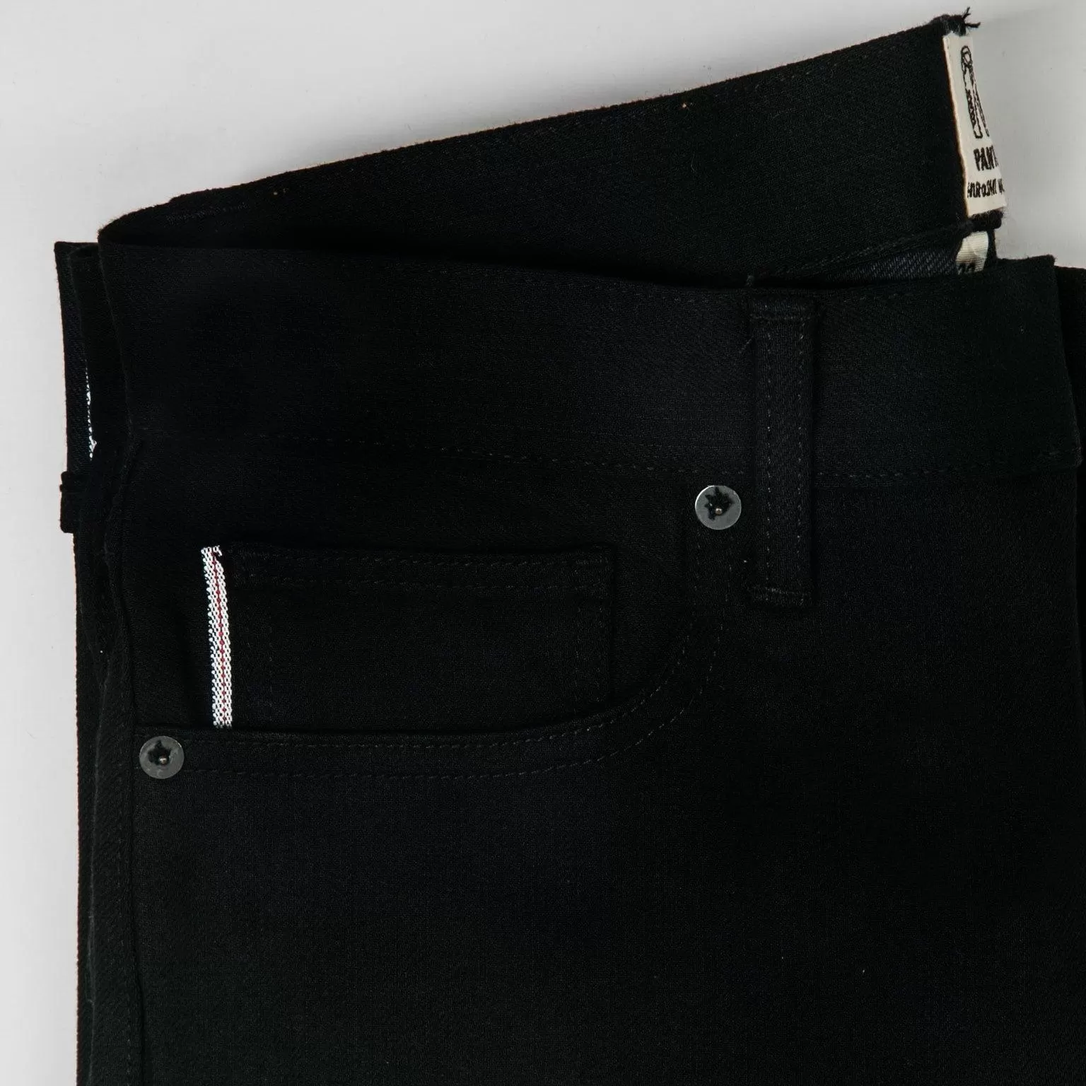 KATO 4-Way Stretch Selvedge The Pen Black Raw