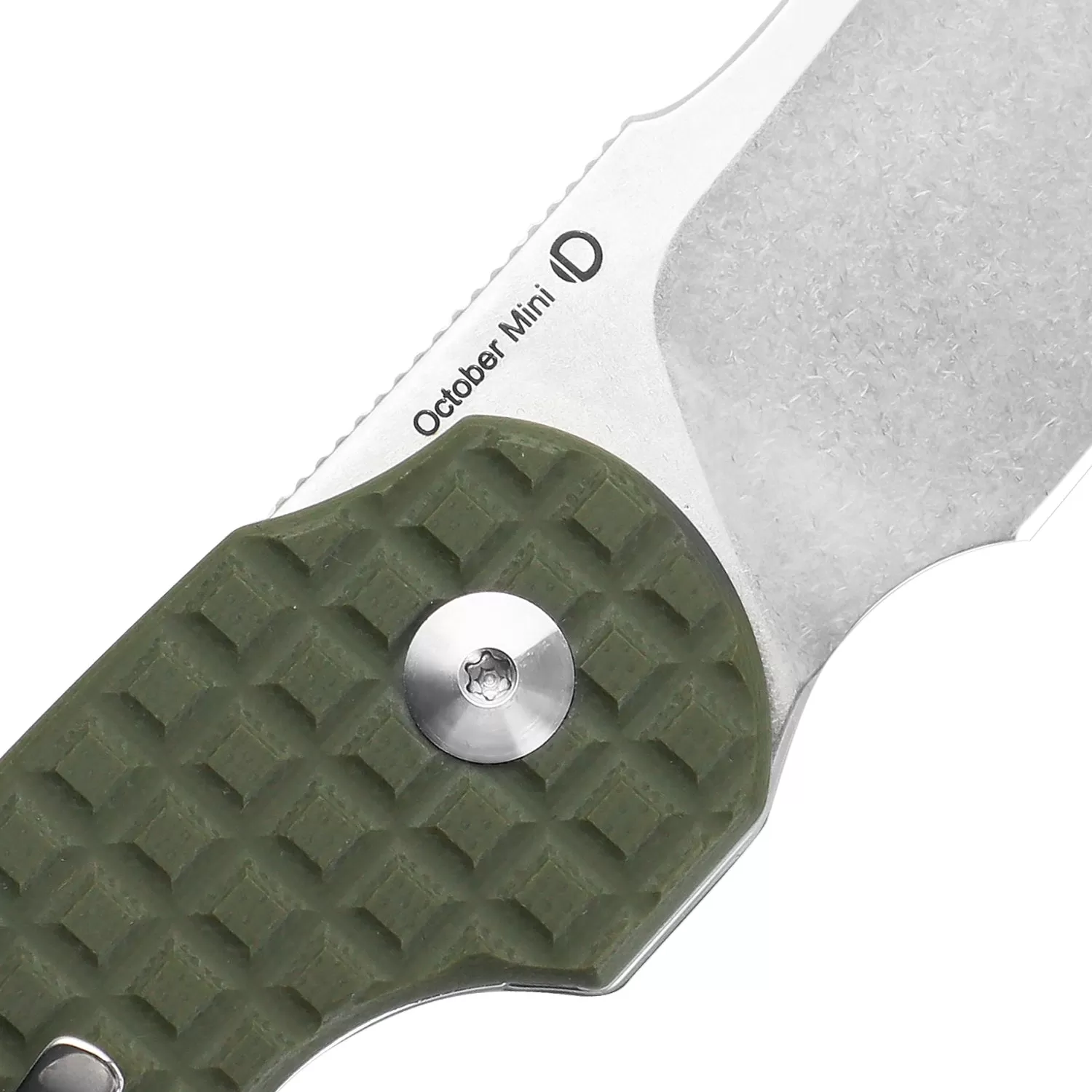 Kizer October Mini Liner Lock Knife Green G-10 (2.54 Stonewash) V2569C1