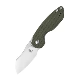 Kizer October Mini Liner Lock Knife Green G-10 (2.54 Stonewash) V2569C1