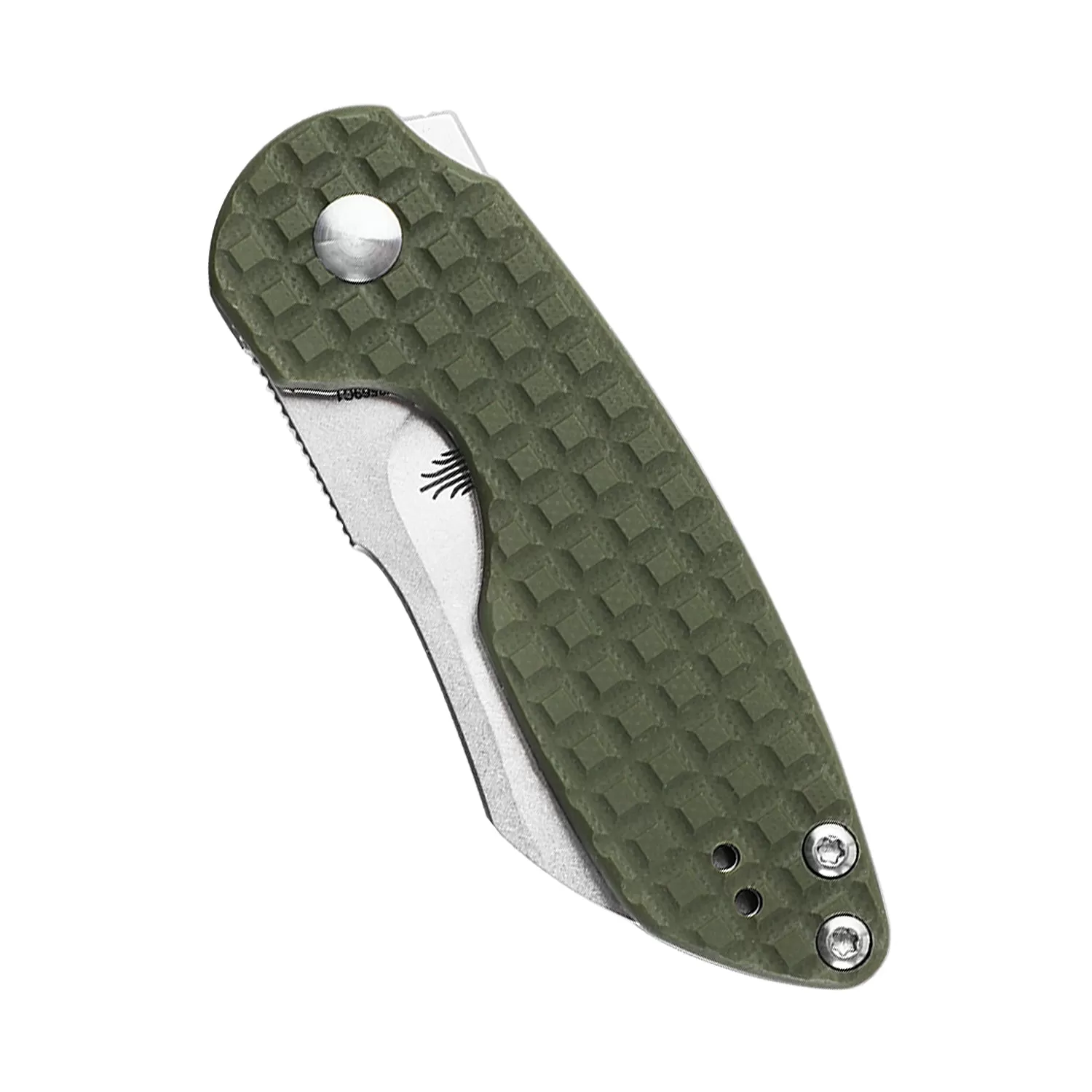 Kizer October Mini Liner Lock Knife Green G-10 (2.54 Stonewash) V2569C1