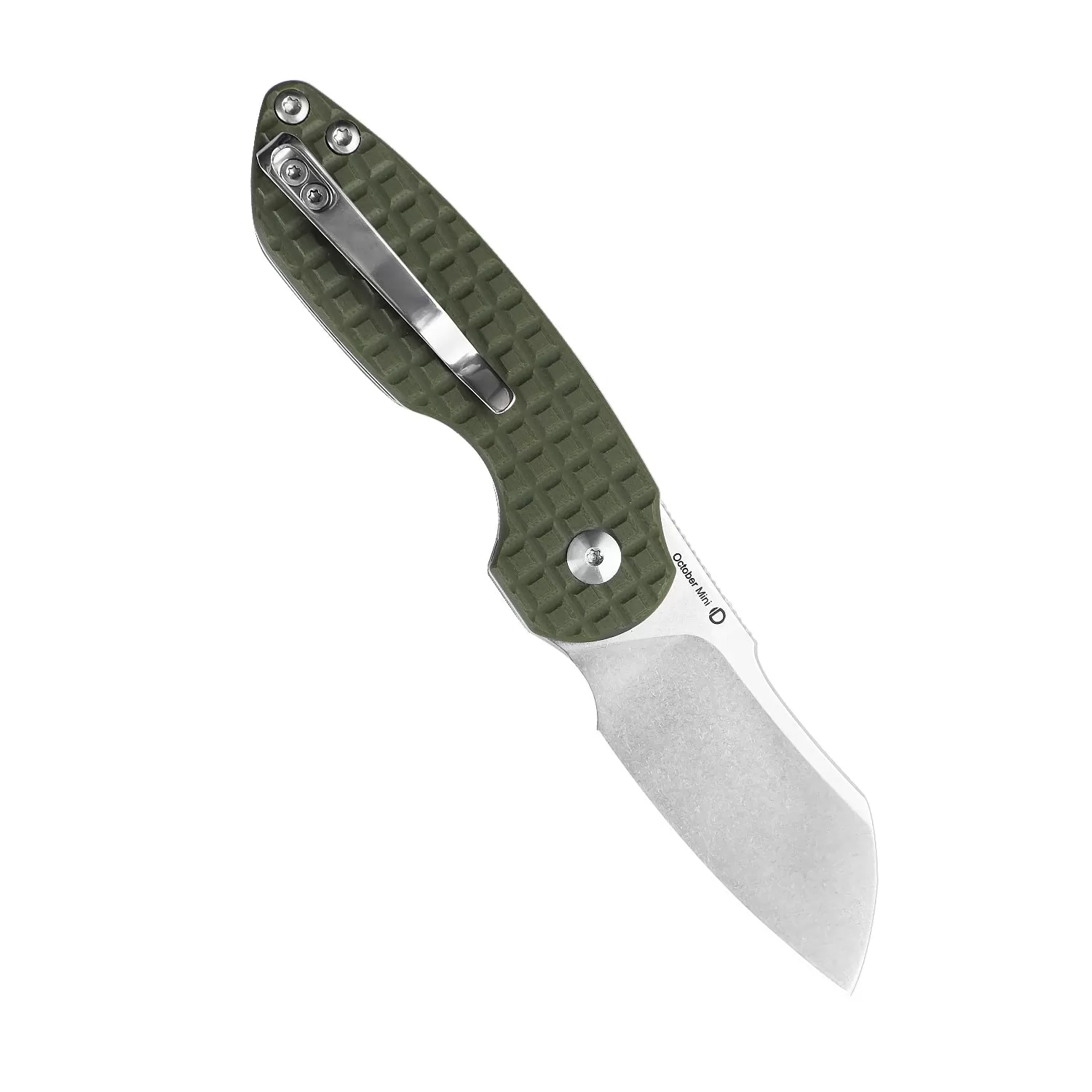 Kizer October Mini Liner Lock Knife Green G-10 (2.54 Stonewash) V2569C1