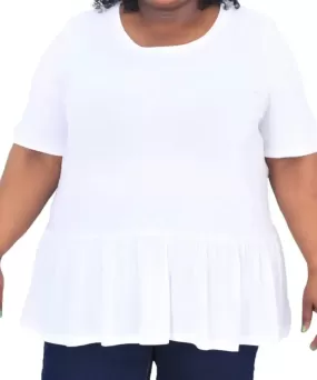 Ladies Plain Swing Frill Top