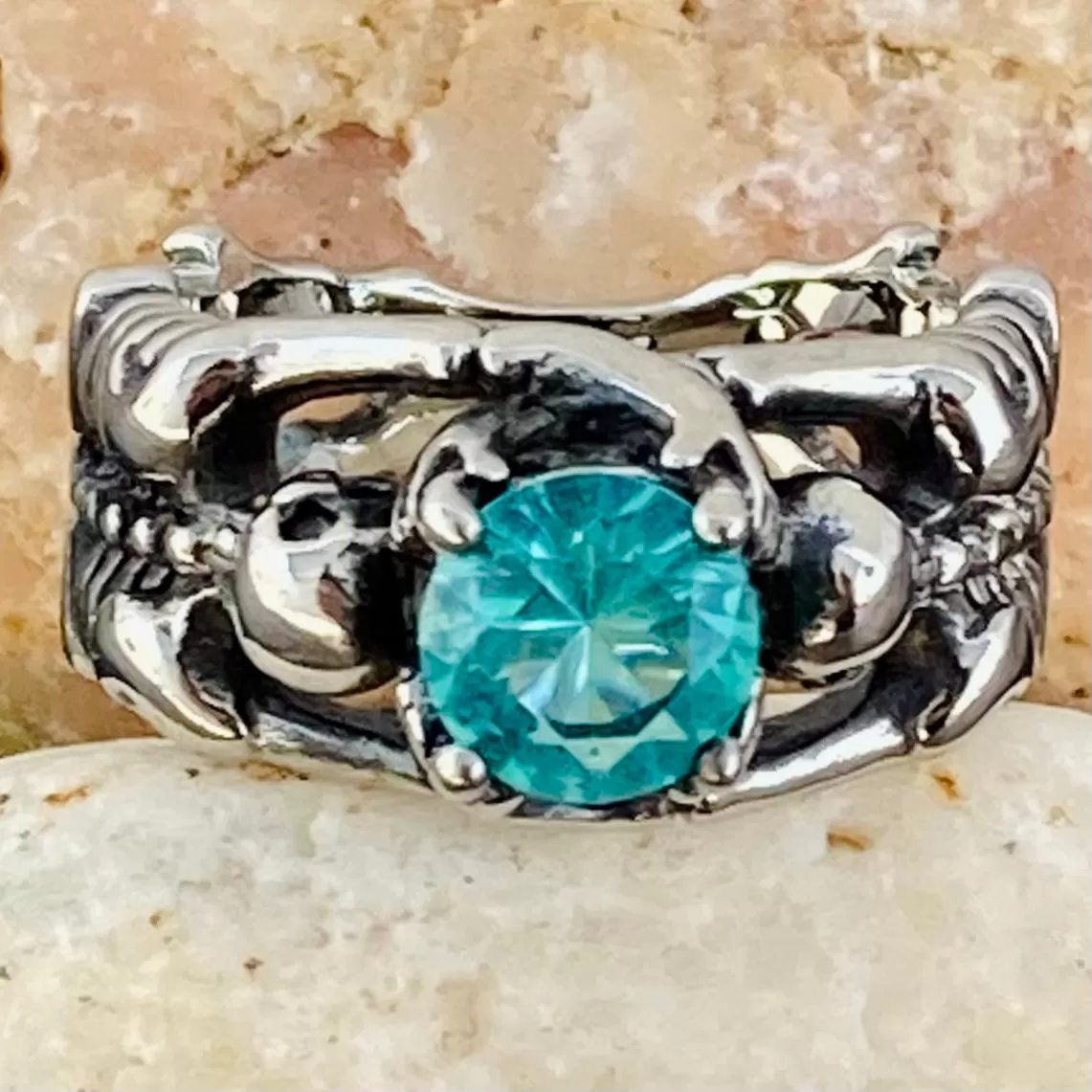 Ladies Ring - 03 March Birthday - Aquamarine - R109