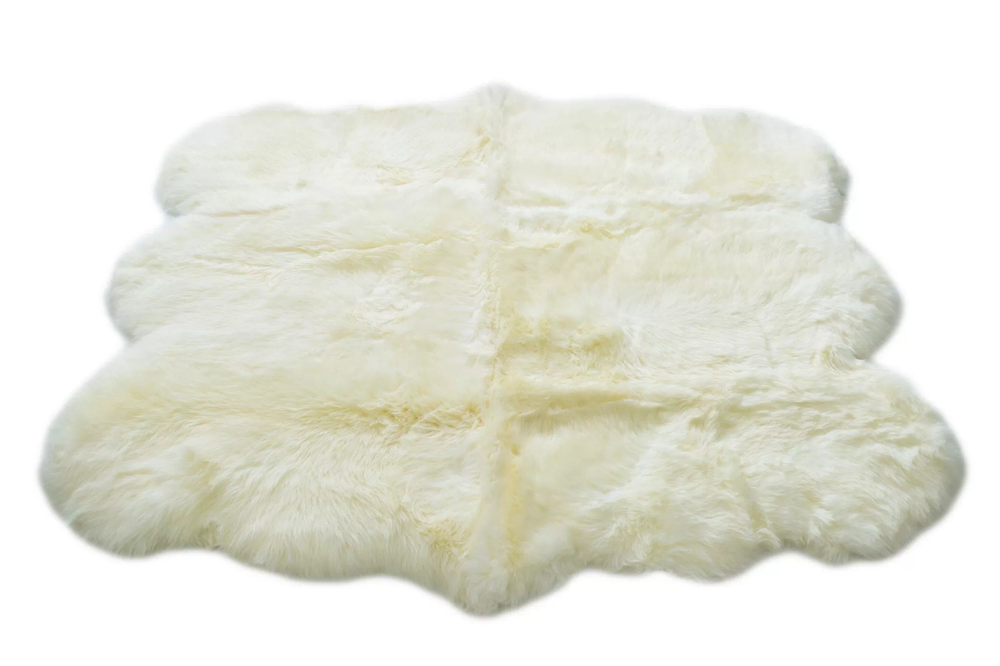 Long Wool Rug - White - Sexto