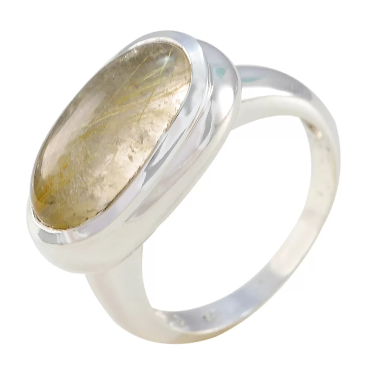 Magnificent Gem Rutile Quartz Sterling Silver Ring Jewelry Definition