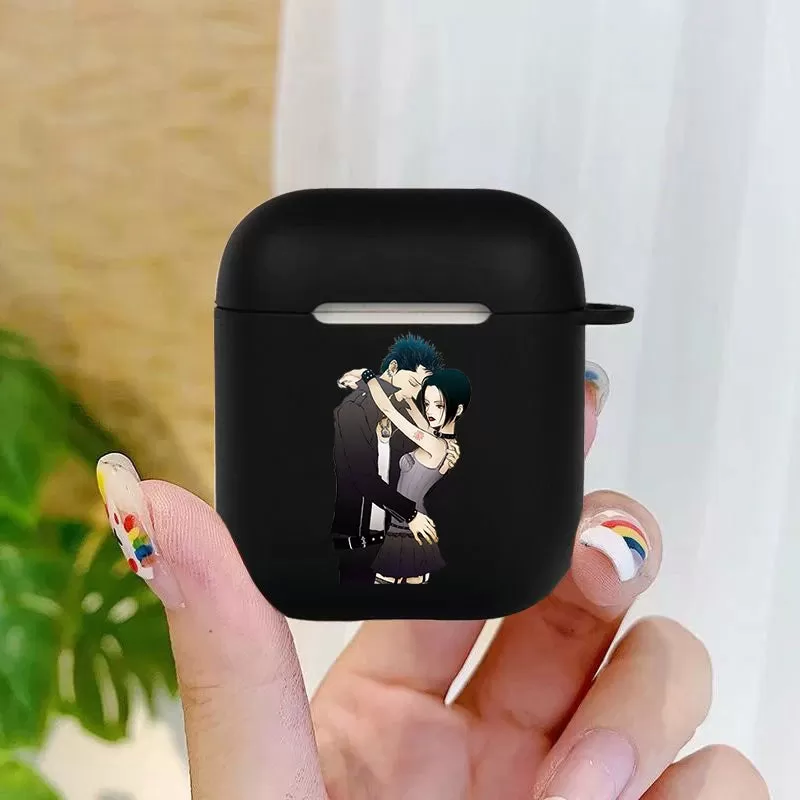 Oosaki Nana anime cartoon movie Soft silicone TPU Case For AirPods Pro 1 2 3Black Silicone Wireless Bluetooth Earphone Box Cover