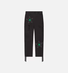 Patta Four Leaf Clover Cargo Mens Pants - Black