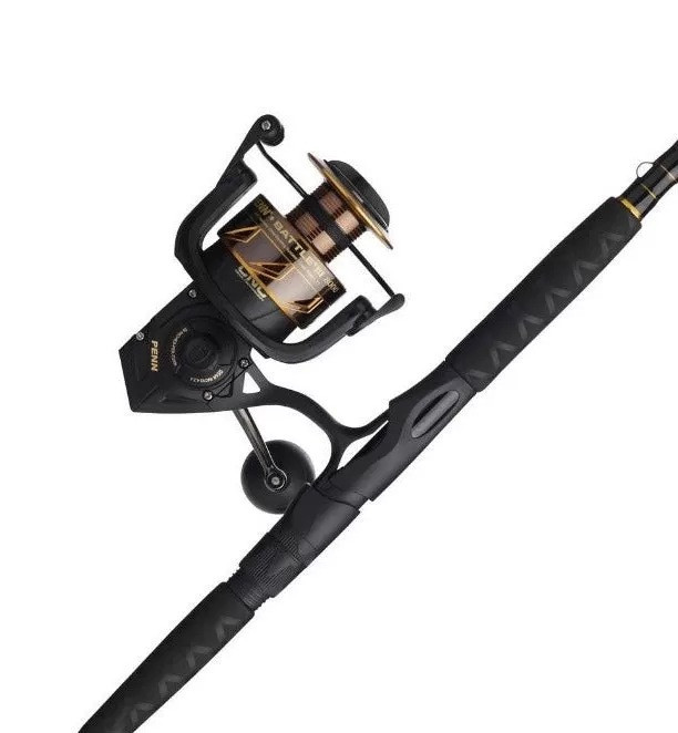 Penn Battle III 8000 Spinning Reel and Rod Combo 2H