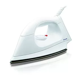 Philips Dry Iron Hi113 1000-Watt Plastic Body Ptfe Coating Dry Iron, Pack of 1