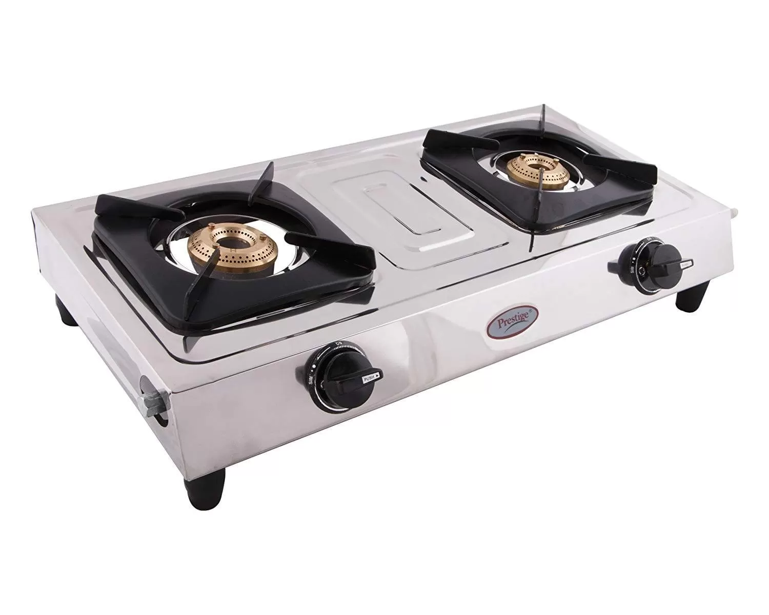 Prestige Star Stainless Steel 2 Burner Gas Stove