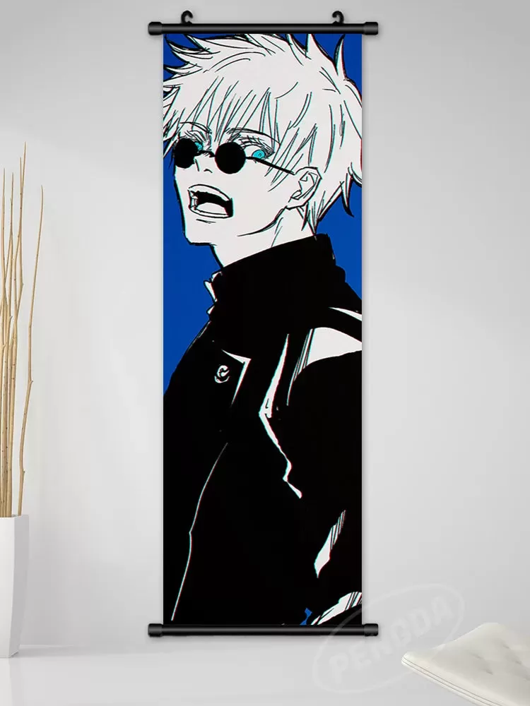 Print Canvas Jujutsu Kaisen Poster Kugisaki Nobara Wall Artwork Ryomen Sukuna Pictures Anime Scroll Hanging Painting