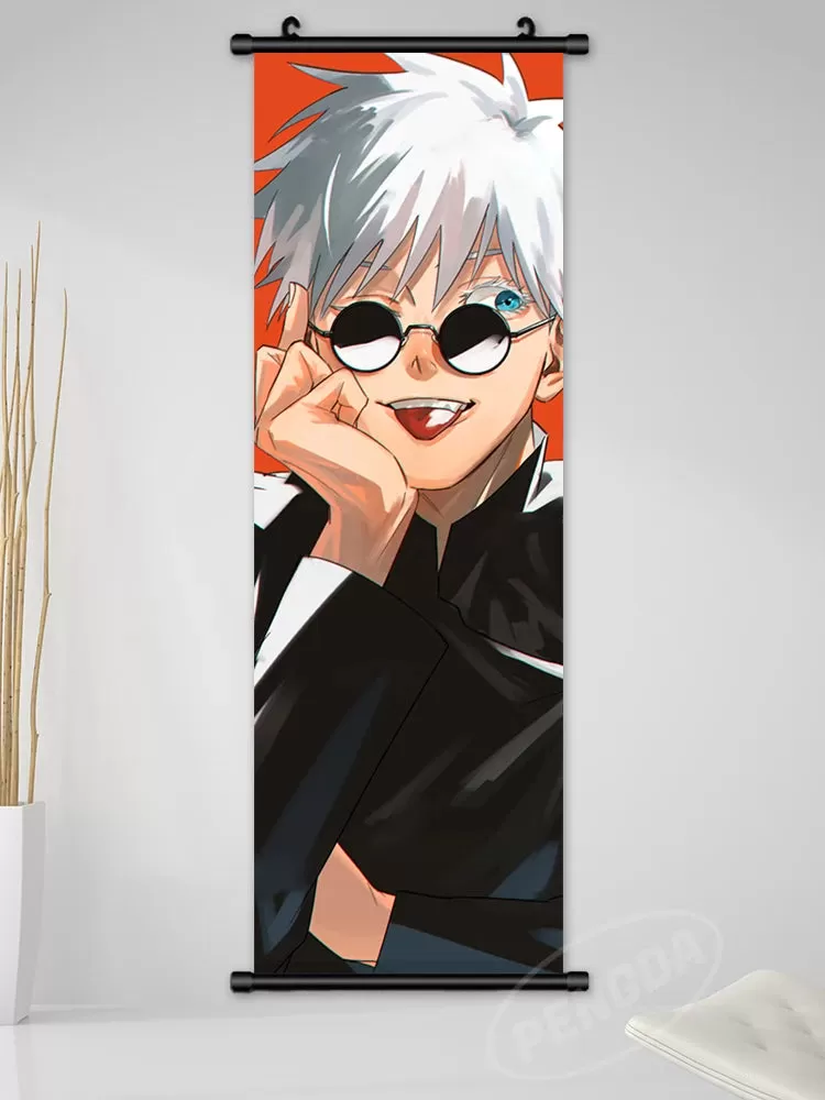 Print Canvas Jujutsu Kaisen Poster Kugisaki Nobara Wall Artwork Ryomen Sukuna Pictures Anime Scroll Hanging Painting