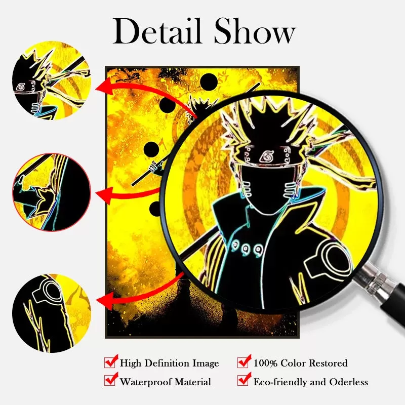 Print Canvas Jujutsu Kaisen Poster Kugisaki Nobara Wall Artwork Ryomen Sukuna Pictures Anime Scroll Hanging Painting