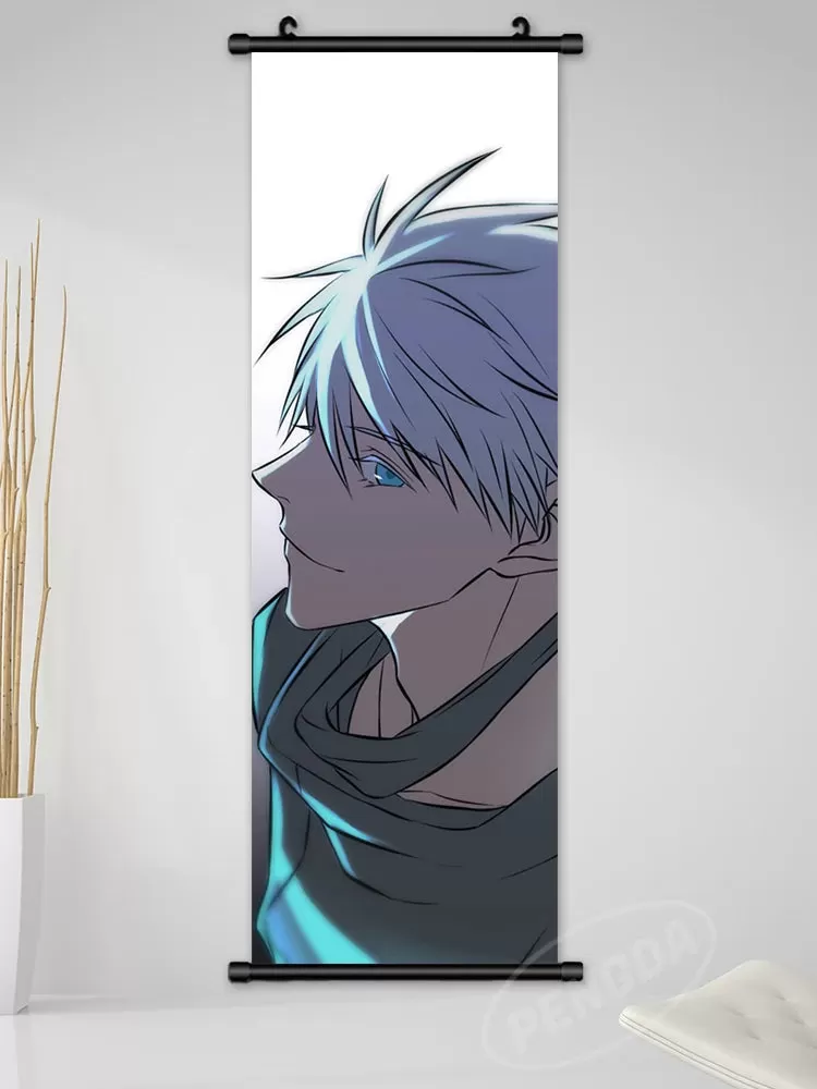 Print Canvas Jujutsu Kaisen Poster Kugisaki Nobara Wall Artwork Ryomen Sukuna Pictures Anime Scroll Hanging Painting