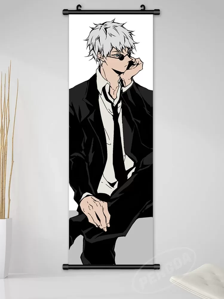 Print Canvas Jujutsu Kaisen Poster Kugisaki Nobara Wall Artwork Ryomen Sukuna Pictures Anime Scroll Hanging Painting