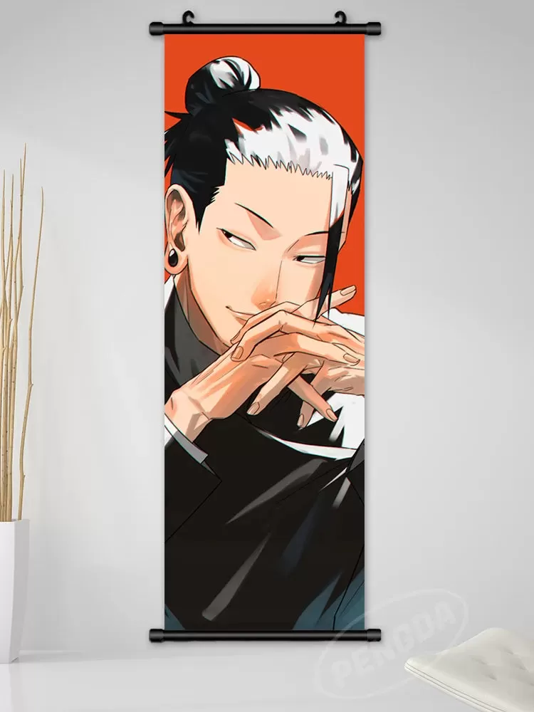 Print Canvas Jujutsu Kaisen Poster Kugisaki Nobara Wall Artwork Ryomen Sukuna Pictures Anime Scroll Hanging Painting