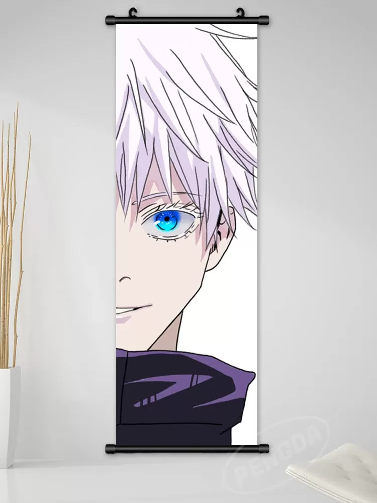 Print Canvas Jujutsu Kaisen Poster Kugisaki Nobara Wall Artwork Ryomen Sukuna Pictures Anime Scroll Hanging Painting