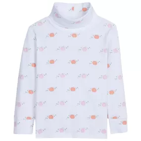 Printed Turtleneck - Pink Pumpkins