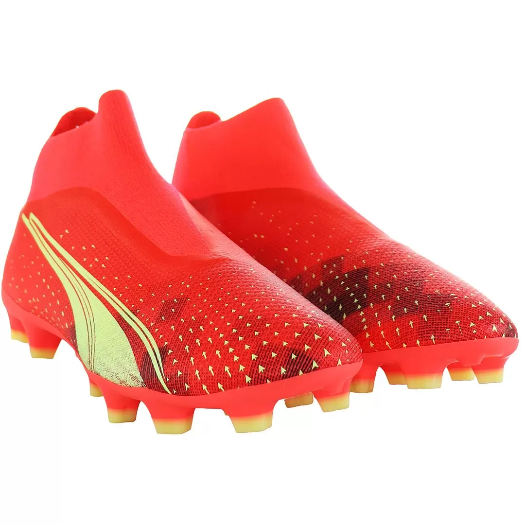 Puma Ultra Match  LL FG/AG Mens Orange Football Boots