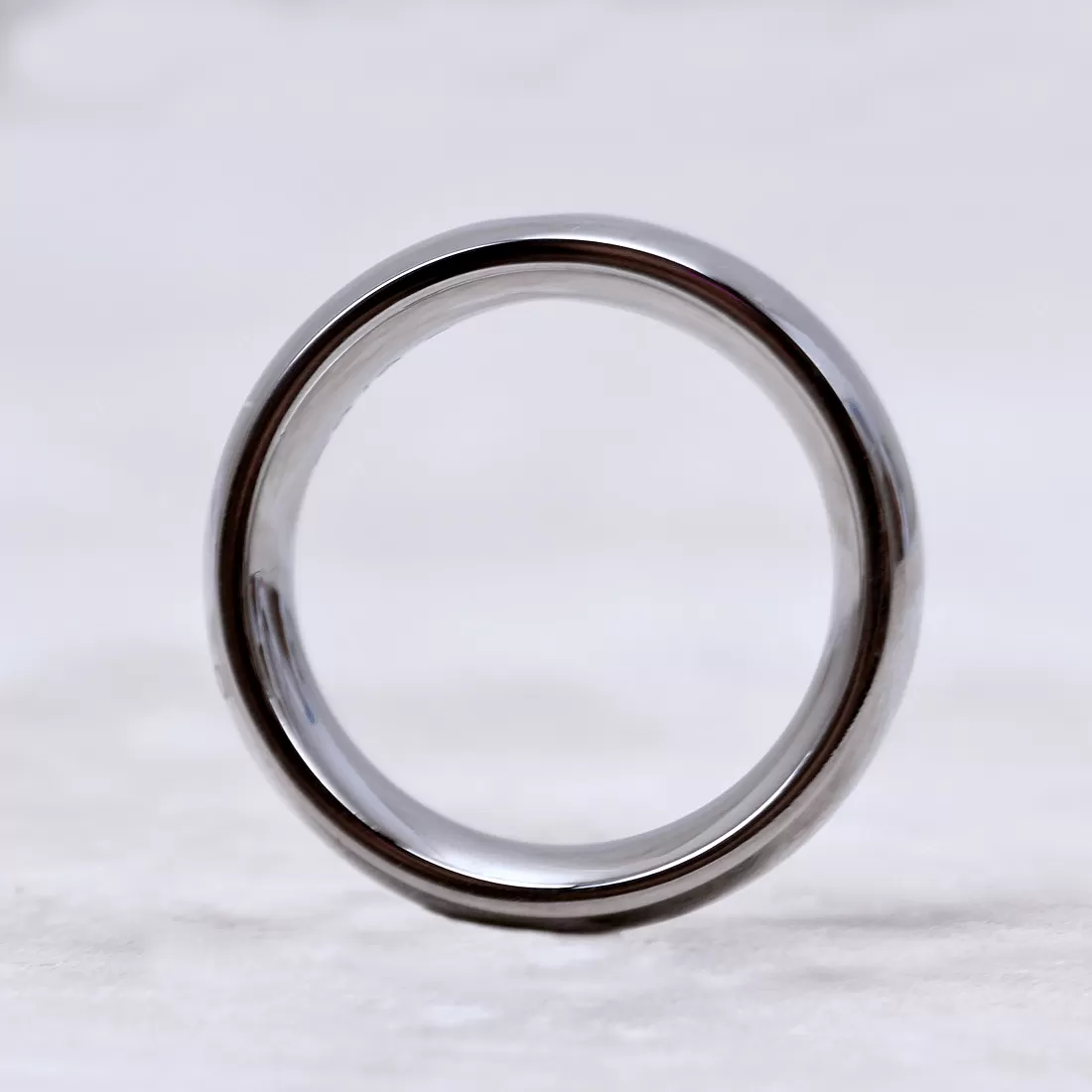 Qudo Interchangeable Silver Wide Basic Ring