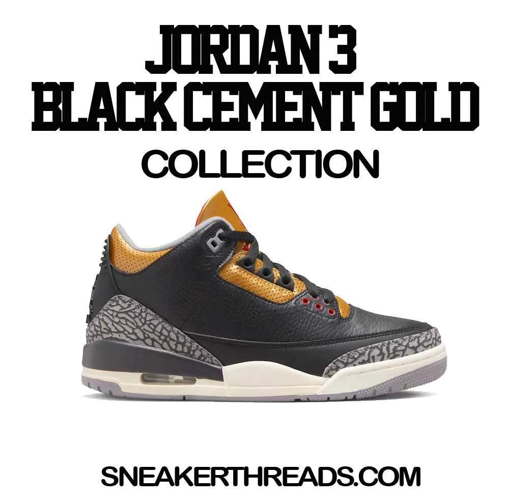 Retro 3 Cement Gold Breeds Shirt