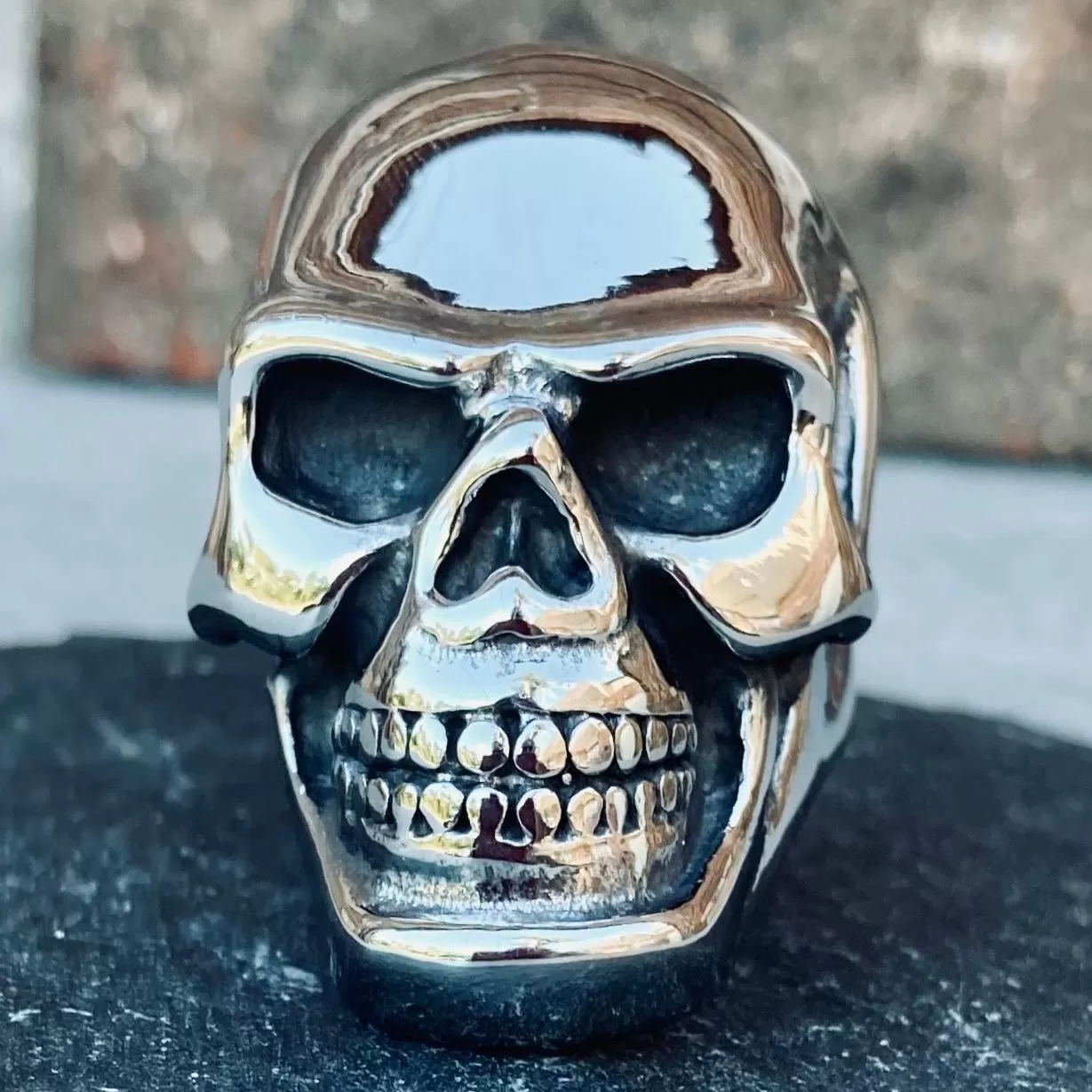 Skull Ring - The Big Steve - R07