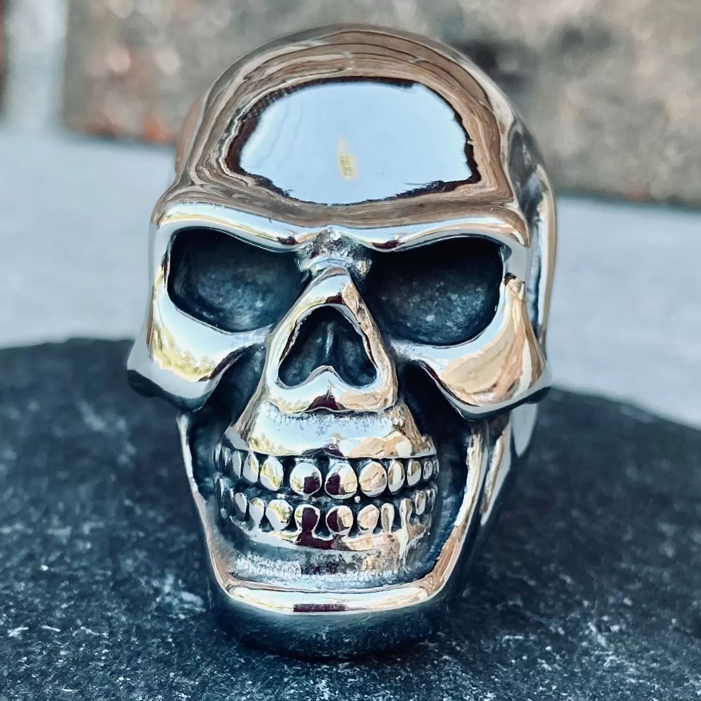 Skull Ring - The Big Steve - R07