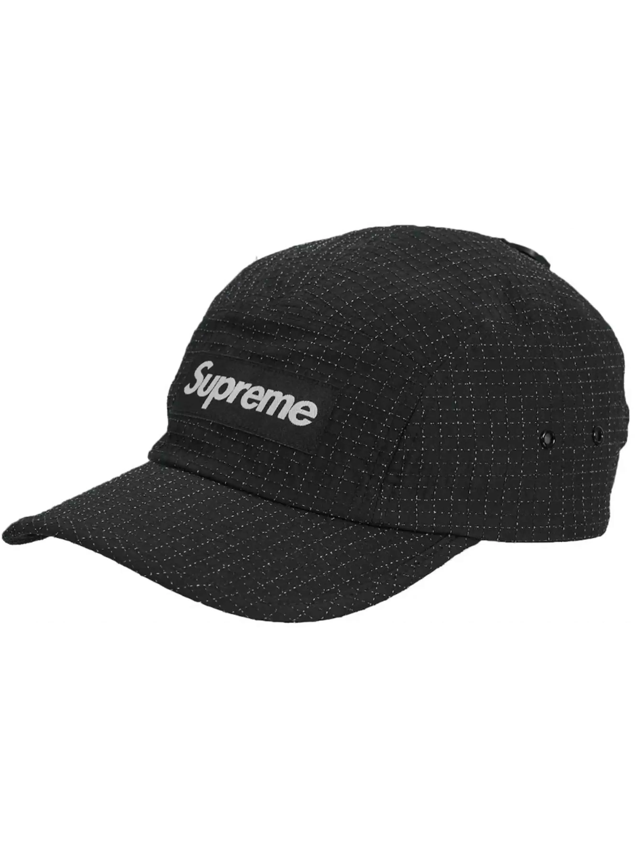 Supreme Glow Ripstop Camp Cap Black (FW22)