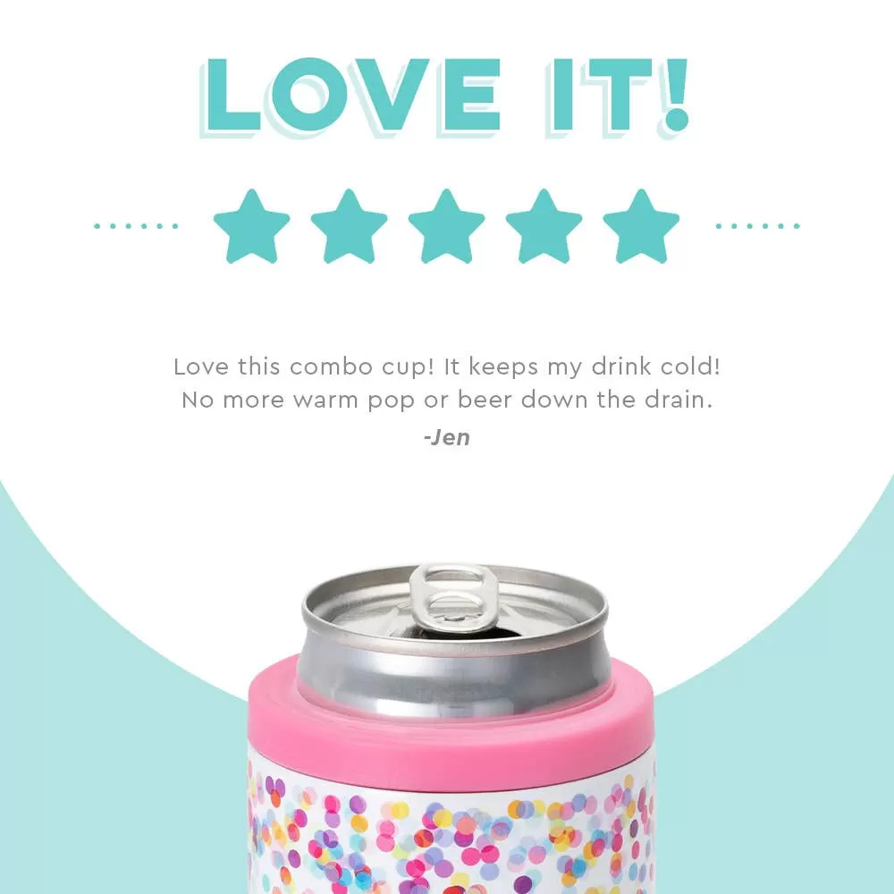 Swig Confetti Can   Bottle Cooler (12oz)