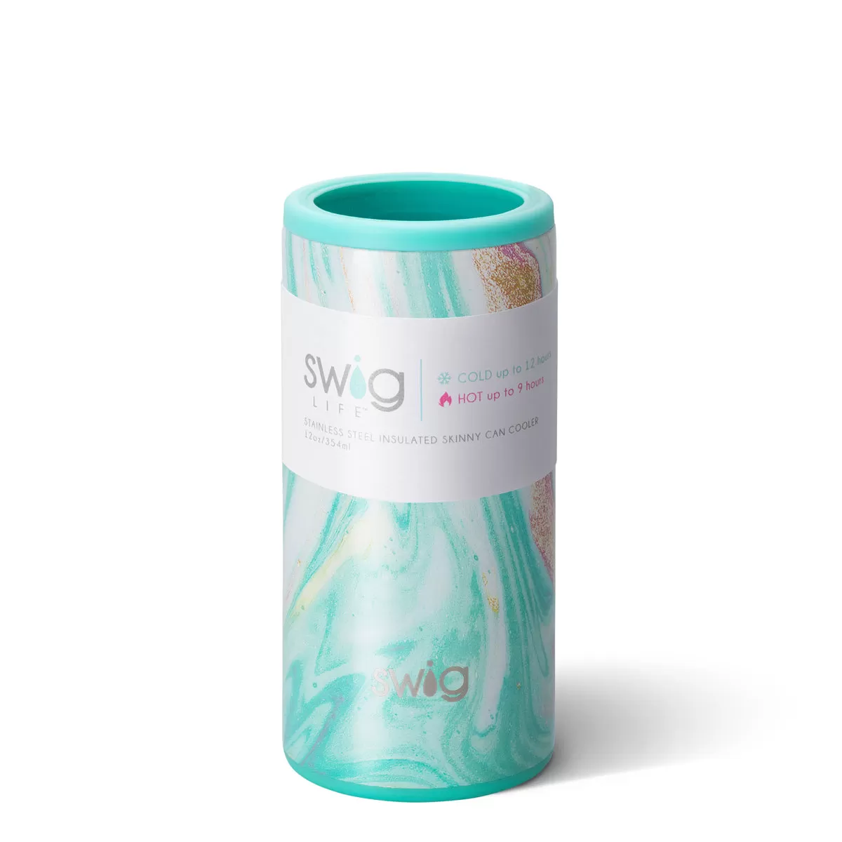 SWIG {WANDERLUST} Skinny Insulated Stainless Steel Can Cooler (12 oz.)