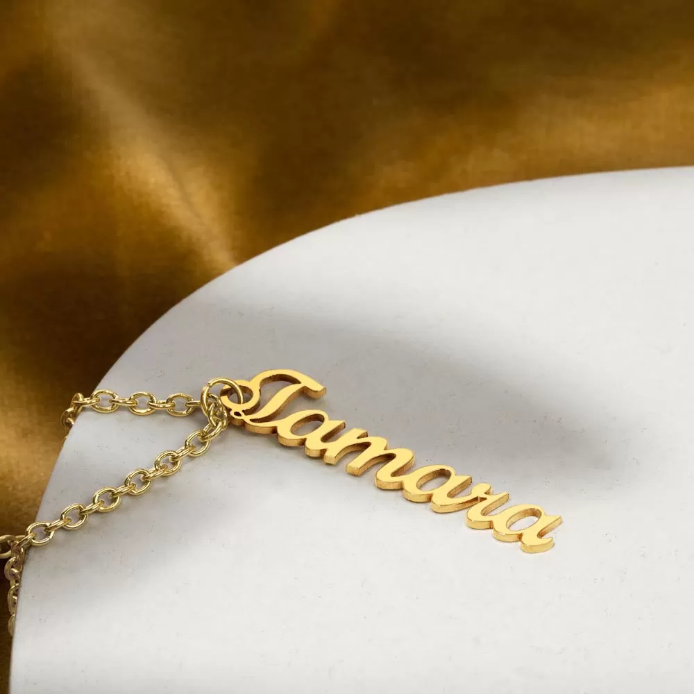 To My Daughter Gift, You are Braver Stronger and Smarter, Vertical Custom Name Necklace