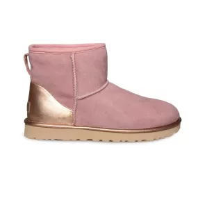 UGG Classic Mini Shine Shell Pink Boots - Women's