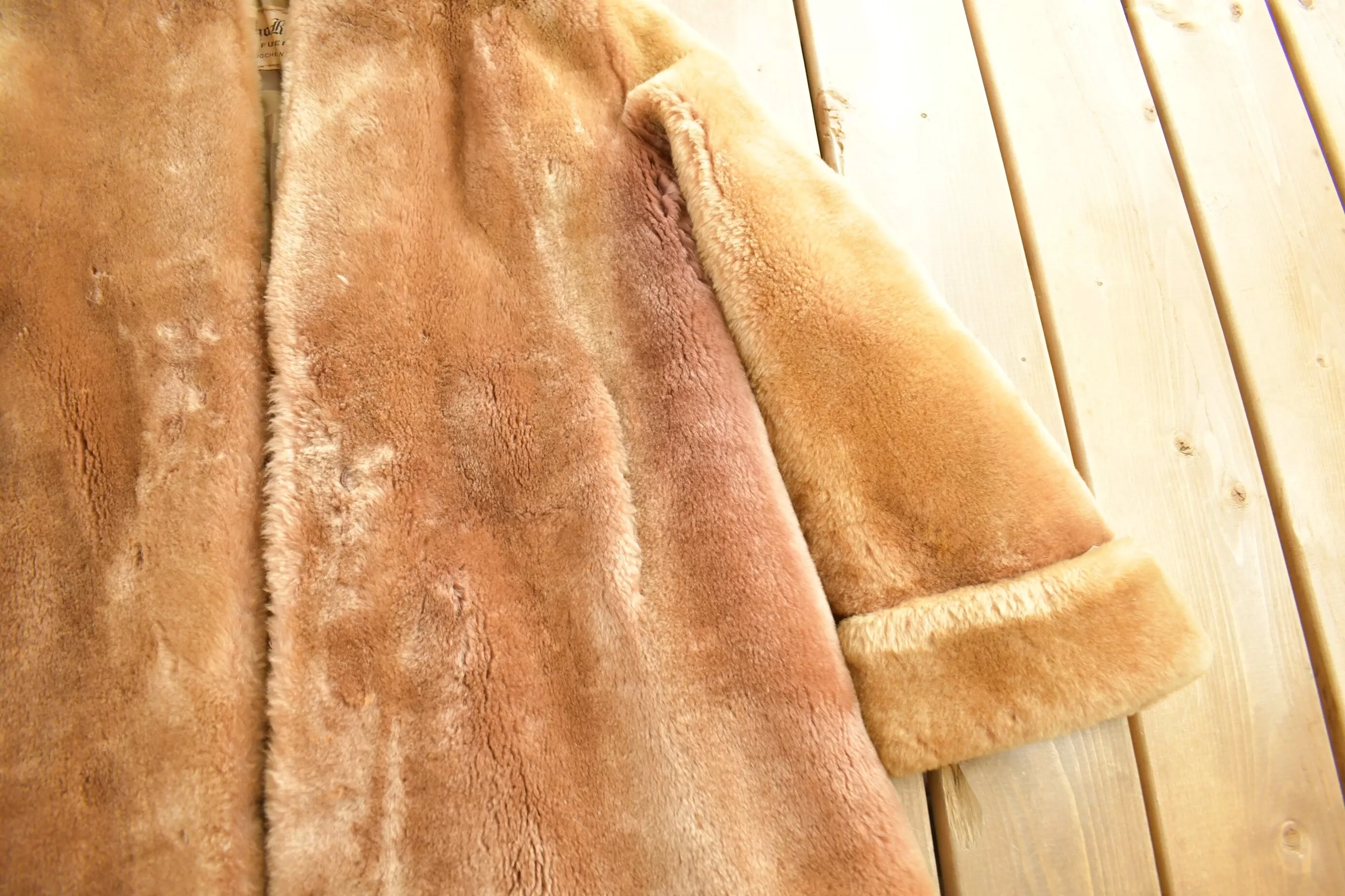 Vintage 1970s Full Length Sheered Mink Fur Coat / Vintage Mink Jacket / Shaved Fur / Made In USA / True Vintage