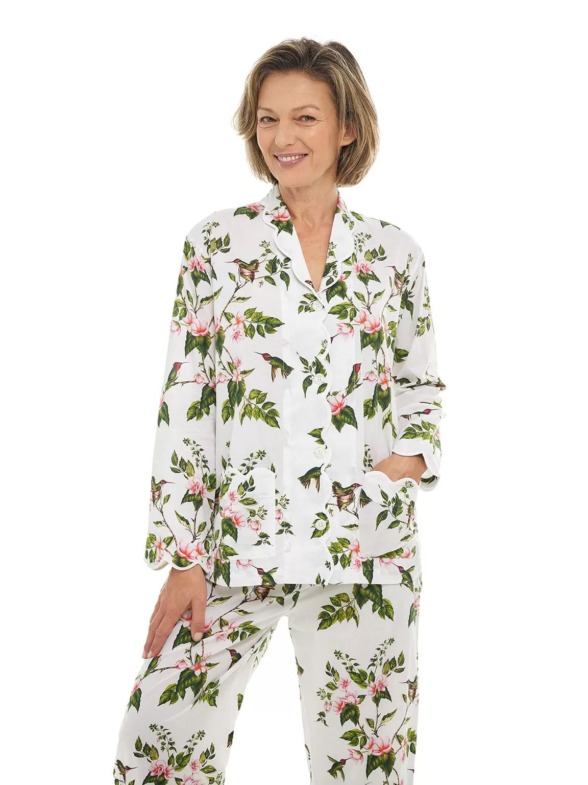 White Hummingbird Pajamas