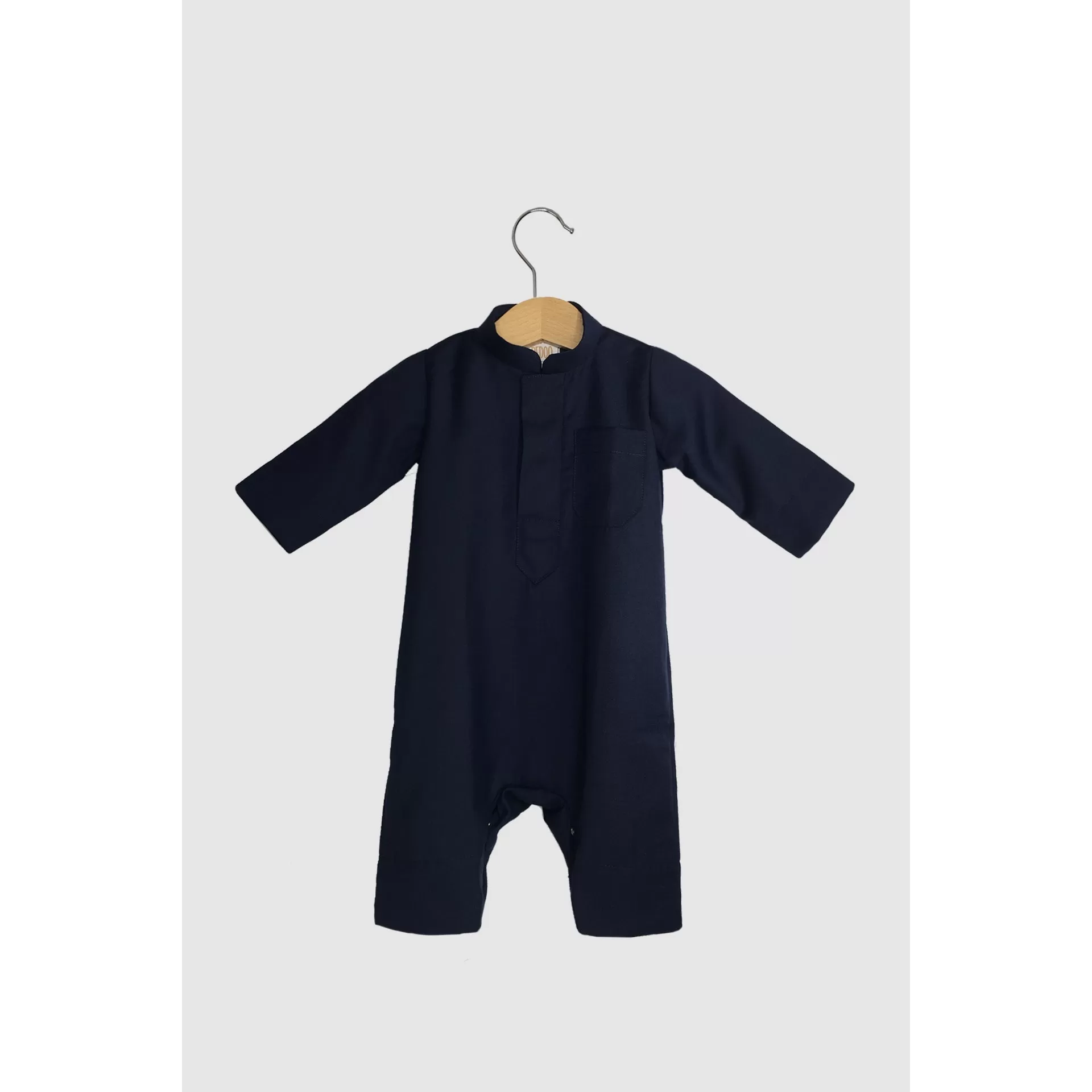 Winter Collection: Dishdasha Onesie - Navy Blue