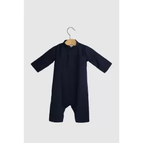 Winter Collection: Dishdasha Onesie - Navy Blue