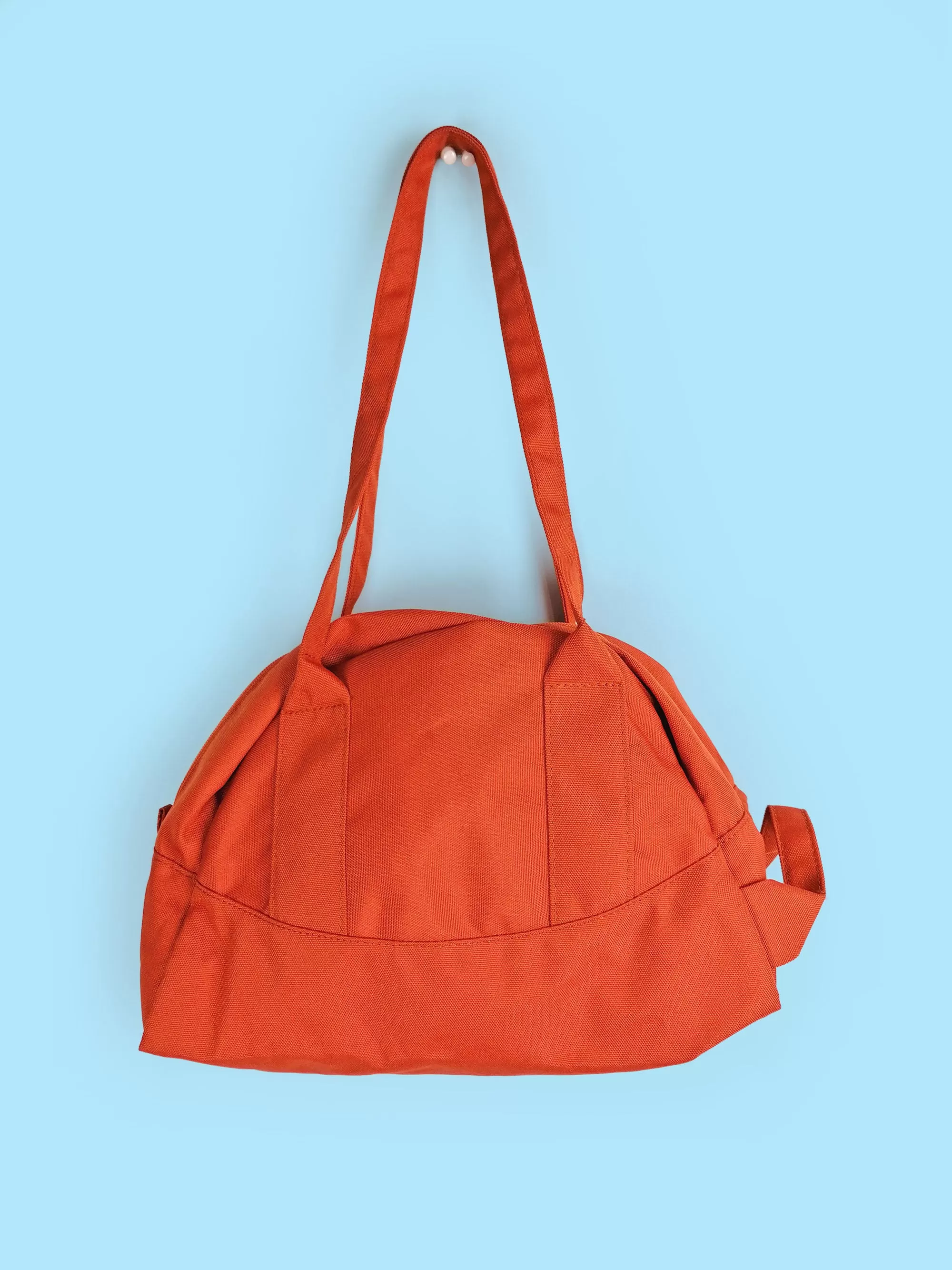 Y2K Small Nylon Bag Burnt Orange